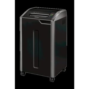 Fellowes 425Ci triturador de papel Corte cruzado 30 cm Negro, Plata