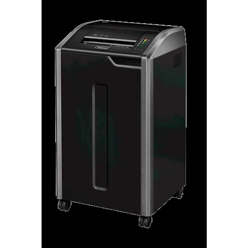 Fellowes 425Ci triturador de papel Corte cruzado 30 cm Negro, Plata