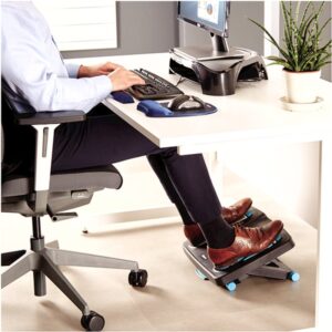 Fellowes 8068001 soporte para el apoyo de pies Azul, Carbón vegetal, Gris Fellowes 8068001 soporte para el apoyo de pies Azul, Carbón vegetal, Gris