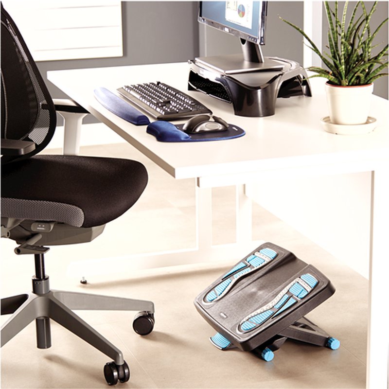 Fellowes 8068001 soporte para el apoyo de pies Azul, Carbón vegetal, Gris Fellowes 8068001 soporte para el apoyo de pies Azul, Carbón vegetal, Gris - Imagen 6