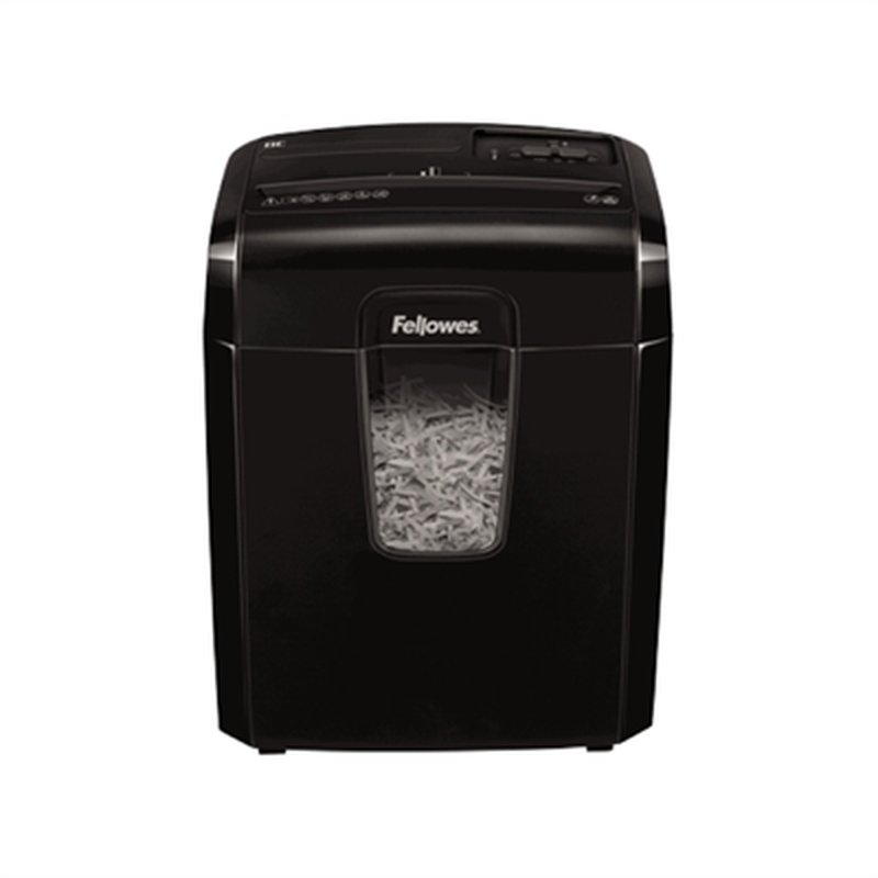 Fellowes 8С triturador de papel Corte cruzado 22 cm Negro