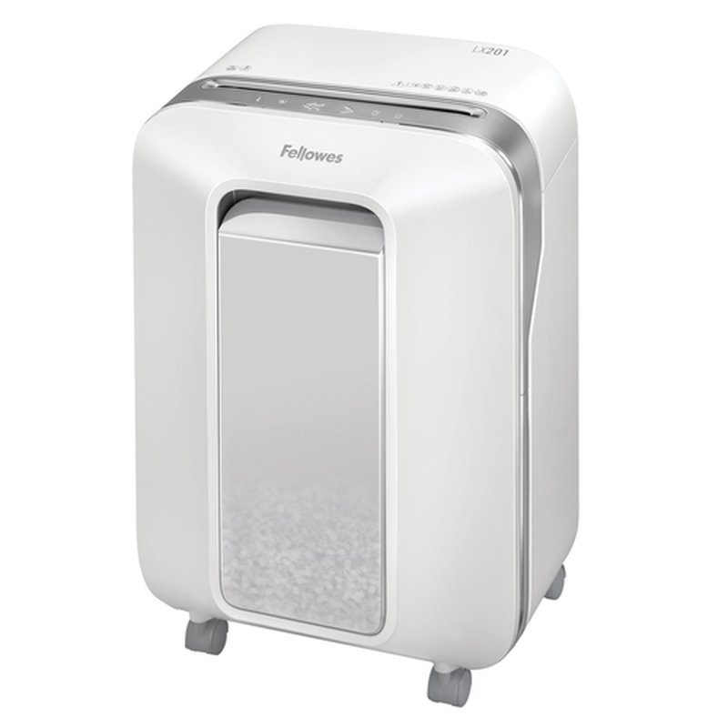 Fellowes Powershred LX201 triturador de papel Microcorte 23 cm Blanco