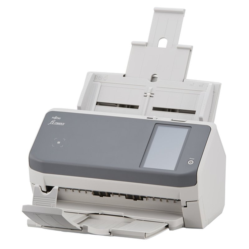 Fujitsu fi-7300NX Escáner con alimentador automático de documentos (ADF) 600 x 600 DPI A4 Gris, Blanco - Imagen 3