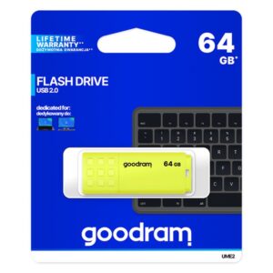 Goodram UME2 unidad flash USB 64 GB USB tipo A 2.0 Amarillo Goodram UME2 unidad flash USB 64 GB USB tipo A 2.0 Amarillo