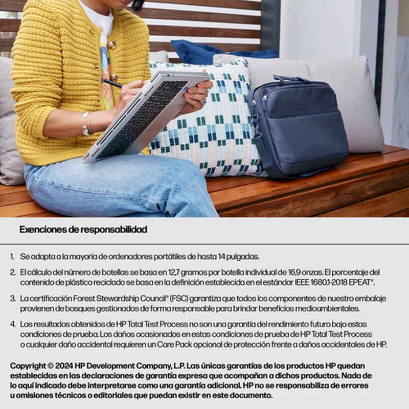 HP Bolsa para ordenador portátil Everyday de 14 pulgadas - Imagen 5