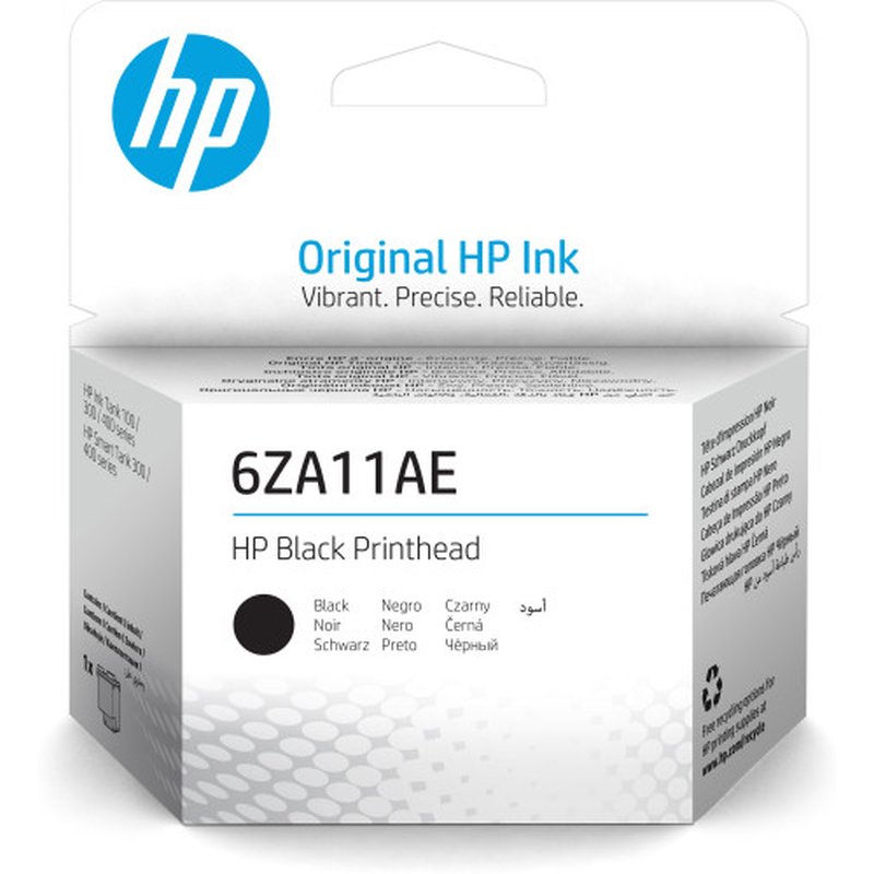 HP Cap de imprimare 6ZA11AE negru cabeza de impresora Inyección de tinta térmica HP Cap de imprimare 6ZA11AE negru cabeza de impresora Inyección de tinta térmica