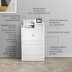 HP Color LaserJet Enterprise Impresora M856dn, Estampado, Impresión a doble cara HP Color LaserJet Enterprise Impresora M856dn, Estampado, Impresión a doble cara