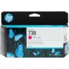 HP Cartucho de tinta magenta DesignJet 738 de 130 ml
