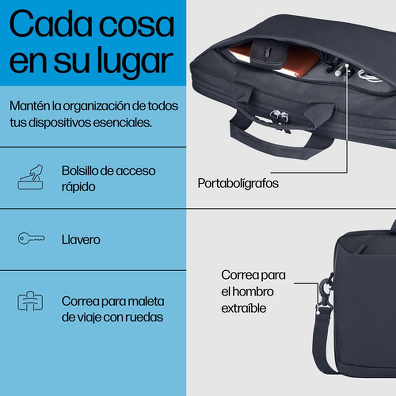HP Maletín para ordenador portátil Everyday de 14 pulgadas - Imagen 2