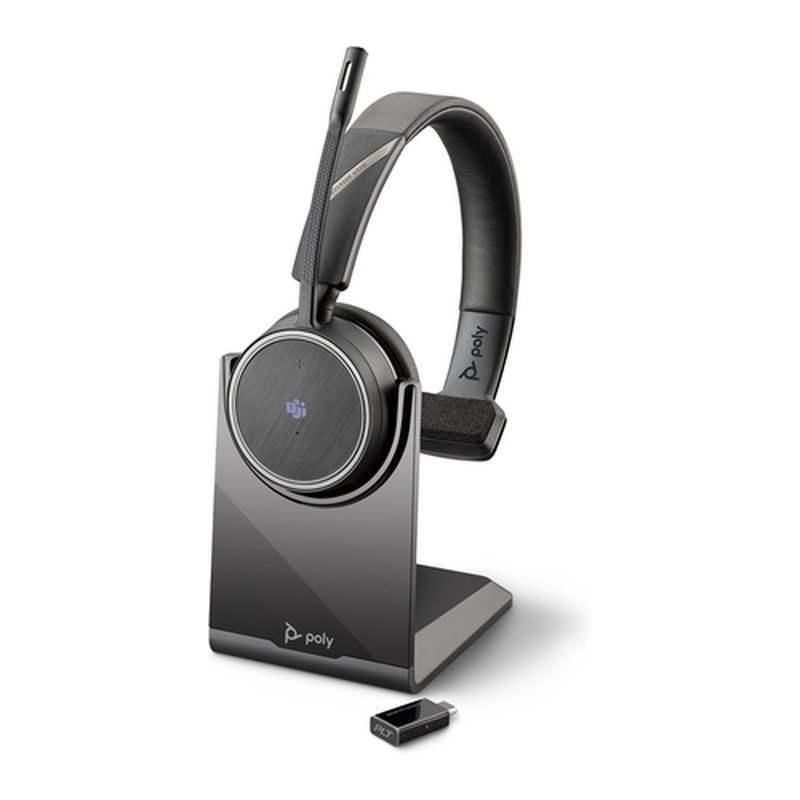 HP Poly Voyager 4210 Auriculares Inalámbrico Diadema Oficina/Centro de llamadas Bluetooth Negro
