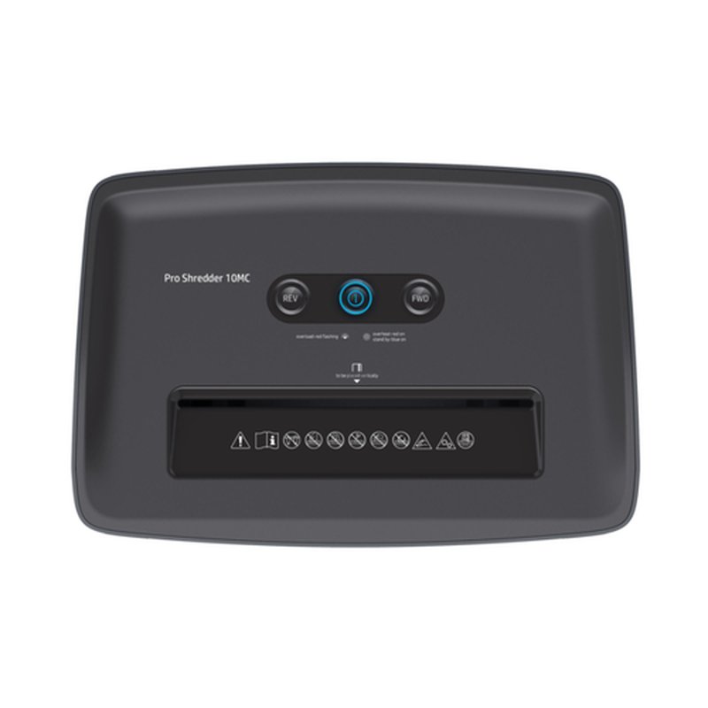 HP Pro Shredder 10MC triturador de papel Microcorte 55 dB 22 cm Blanco - Imagen 4