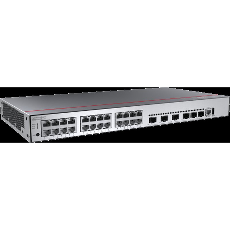 Huawei CloudEngine S5735-L24T4XE-A-V2 Gestionado L3 Gigabit Ethernet (10/100/1000) 1U Negro, Plata Huawei CloudEngine S5735-L24T4XE-A-V2 Gestionado L3 Gigabit Ethernet (10/100/1000) 1U Negro, Plata - Imagen 3