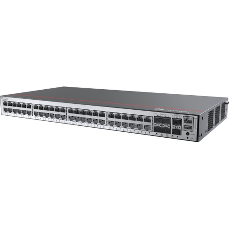 Huawei CloudEngine S5735-L48LP4XE-A-V2 Gestionado L3 Gigabit Ethernet (10/100/1000) Energía sobre Ethernet (PoE) 1U Negro, Plata - Imagen 4