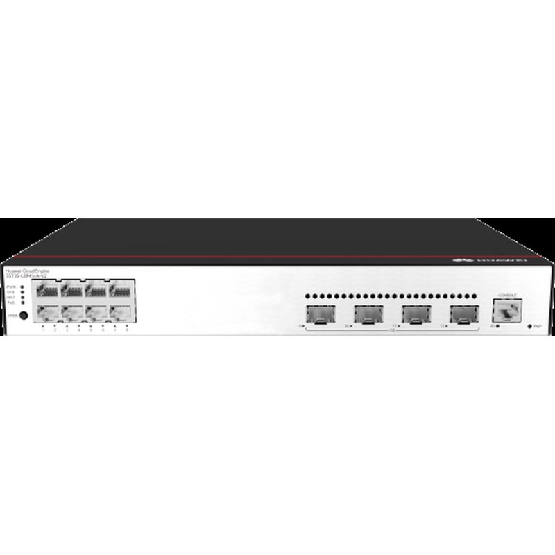 Huawei CloudEngine S5735-L8P4S-A-V2 Gestionado Gigabit Ethernet (10/100/1000) Energía sobre Ethernet (PoE) 1U Negro, Plata