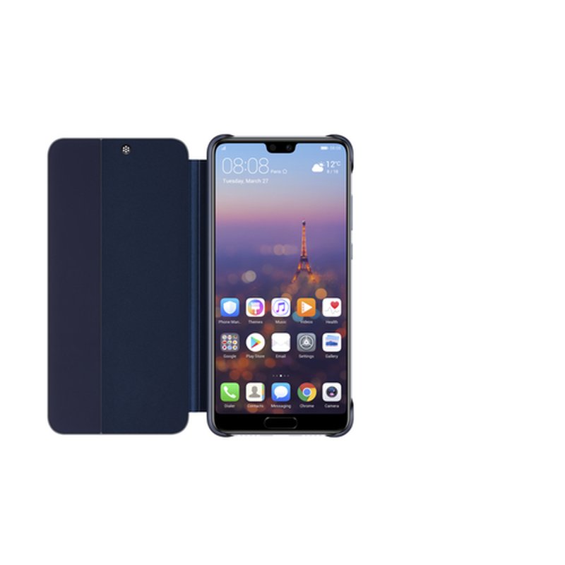 Huawei Smart View Flip Cover funda para teléfono móvil 14,7 cm (5.8") Folio Azul, Translúcido - Imagen 4