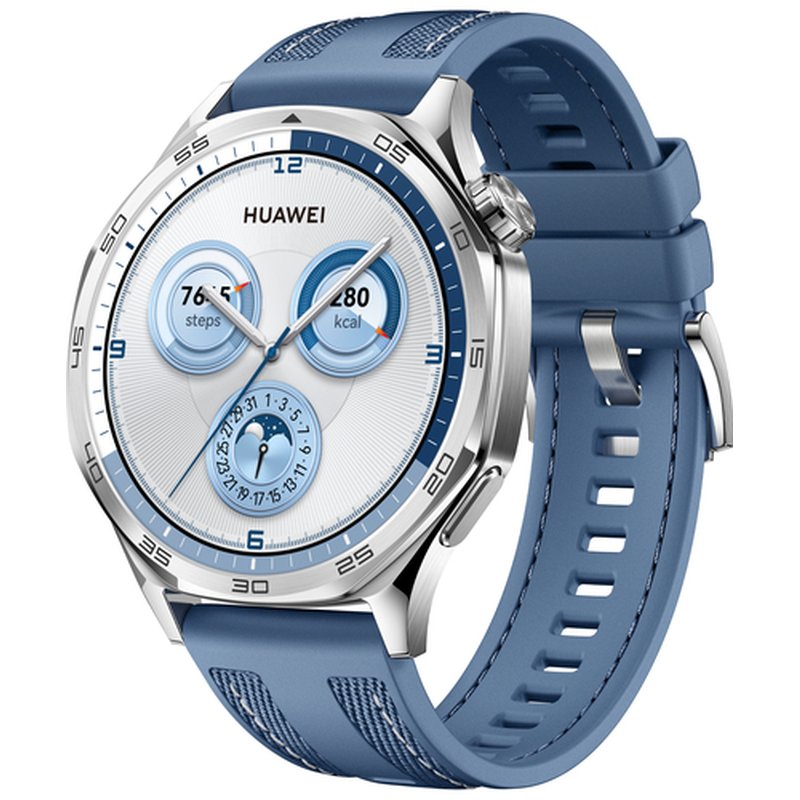 Huawei WATCH GT5 46mm 3,63 cm (1.43") AMOLED Digital 466 x 466 Pixeles Acero inoxidable GPS (satélite) - Imagen 3