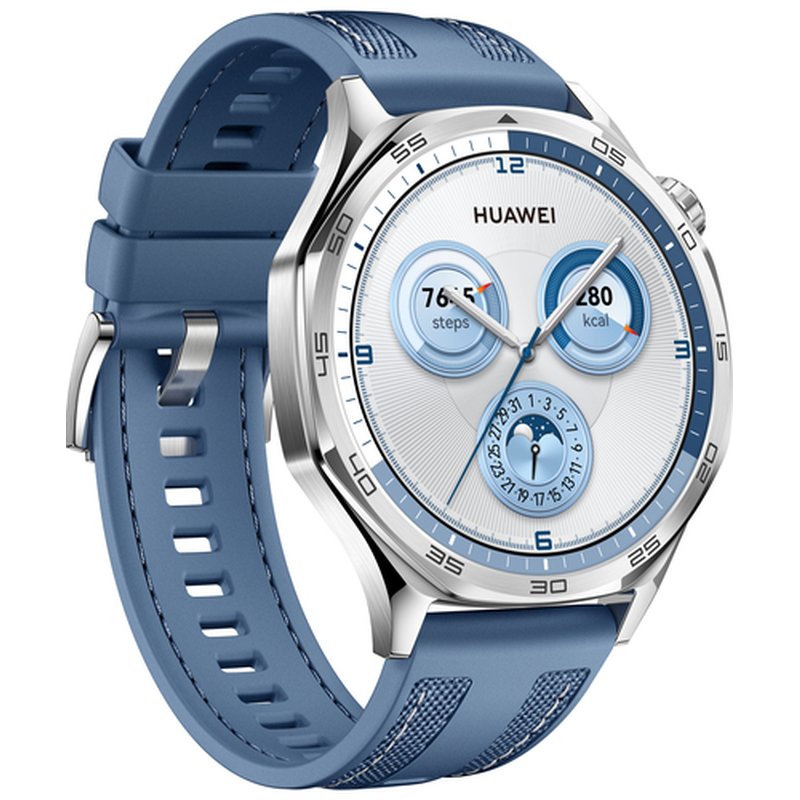 Huawei WATCH GT5 46mm 3,63 cm (1.43") AMOLED Digital 466 x 466 Pixeles Acero inoxidable GPS (satélite) - Imagen 5