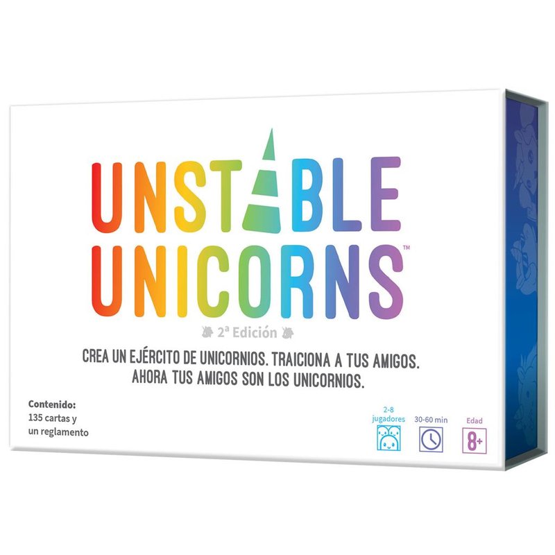 Juego Mesa Unstable Unicorns Pegi 8