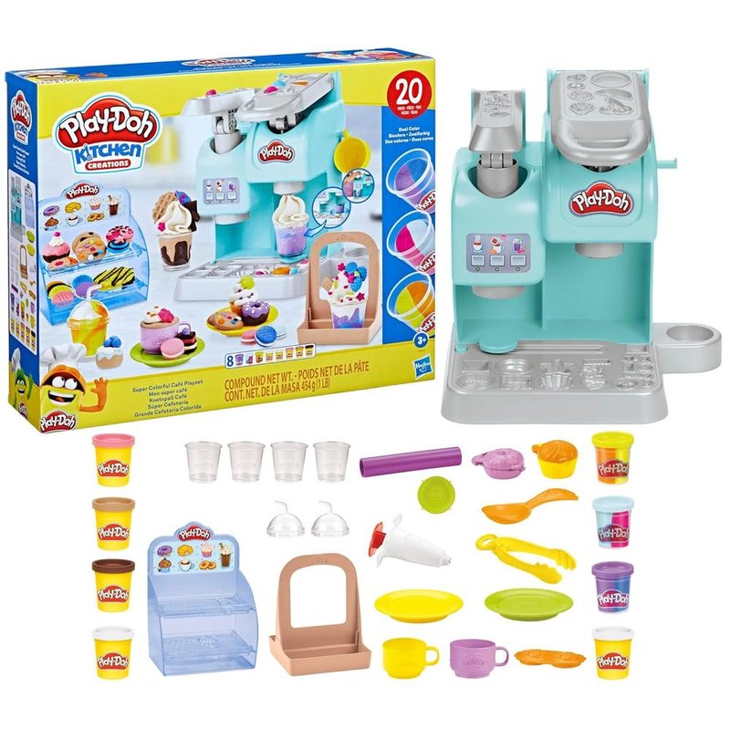 Play-Doh Kitchen Creations Super Colourful Cafe Playset