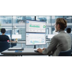 Kensington Brazo vertical para dos monitores