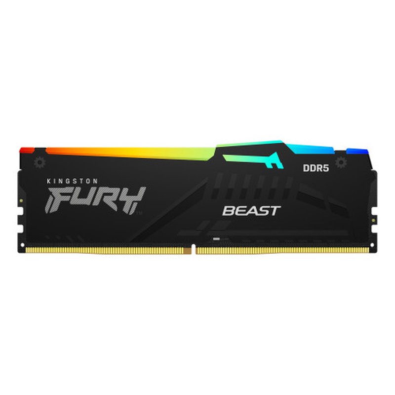 Kingston Technology FURY Beast RGB módulo de memoria 16 GB 1 x 16 GB DDR5 Kingston Technology FURY Beast RGB módulo de memoria 16 GB 1 x 16 GB DDR5