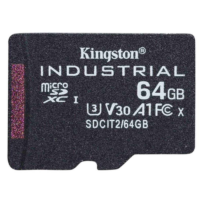 Kingston Technology Industrial 64 GB MicroSDXC UHS-I Clase 10