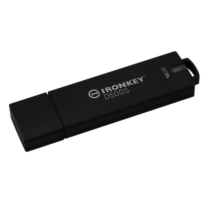 Kingston Technology IronKey D500S unidad flash USB 16 GB USB tipo A 3.2 Gen 1 (3.1 Gen 1) Negro Kingston Technology IronKey D500S unidad flash USB 16 GB USB tipo A 3.2 Gen 1 (3.1 Gen 1) Negro - Imagen 4