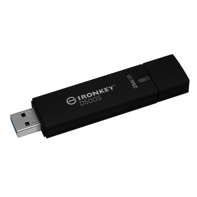 Kingston Technology IronKey D500S unidad flash USB 256 GB USB tipo A 3.2 Gen 1 (3.1 Gen 1) Negro Kingston Technology IronKey D500S unidad flash USB 256 GB USB tipo A 3.2 Gen 1 (3.1 Gen 1) Negro - Imagen 5