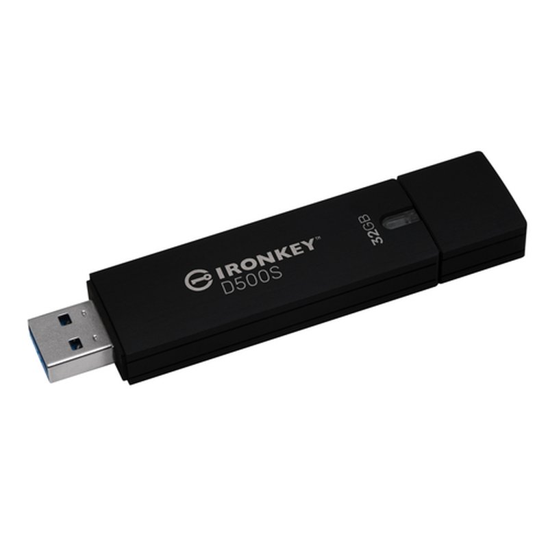 Kingston Technology IronKey D500S unidad flash USB 32 GB USB tipo A 3.2 Gen 1 (3.1 Gen 1) Negro - Imagen 5