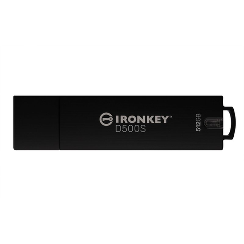 Kingston Technology IronKey D500S unidad flash USB 512 GB USB tipo A 3.2 Gen 1 (3.1 Gen 1) Negro Kingston Technology IronKey D500S unidad flash USB 512 GB USB tipo A 3.2 Gen 1 (3.1 Gen 1) Negro