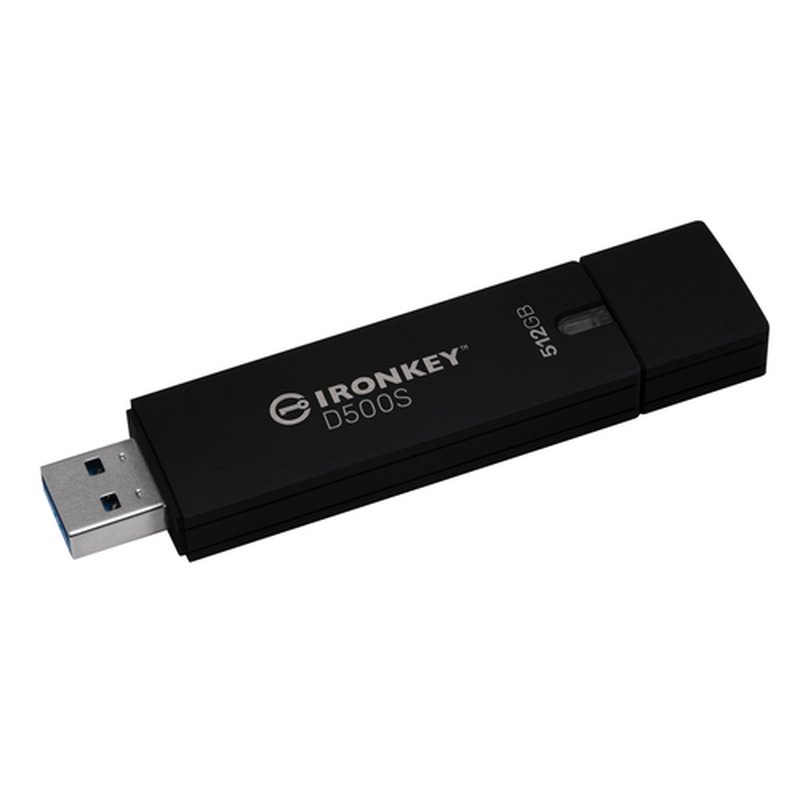 Kingston Technology IronKey D500S unidad flash USB 512 GB USB tipo A 3.2 Gen 1 (3.1 Gen 1) Negro Kingston Technology IronKey D500S unidad flash USB 512 GB USB tipo A 3.2 Gen 1 (3.1 Gen 1) Negro - Imagen 5