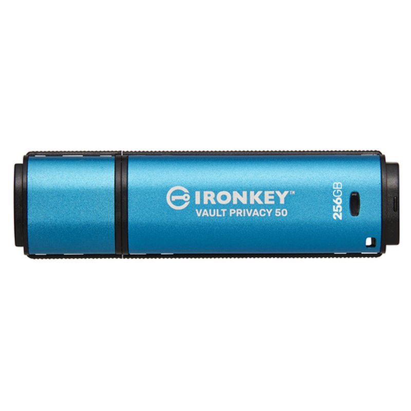 Kingston Technology IronKey Vault Privacy 50 unidad flash USB 256 GB USB tipo A 3.2 Gen 1 (3.1 Gen 1) Negro, Azul Kingston Technology IronKey Vault Privacy 50 unidad flash USB 256 GB USB tipo A 3.2 Gen 1 (3.1 Gen 1) Negro, Azul