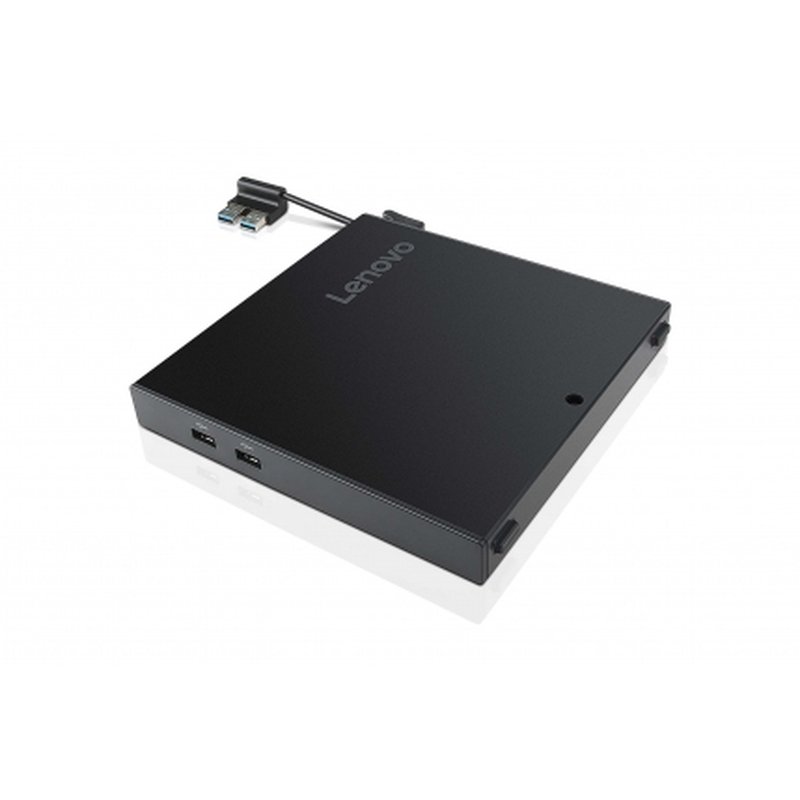 Lenovo 4XH0N06924 base para portátil y replicador de puertos Alámbrico USB 2.0 Negro