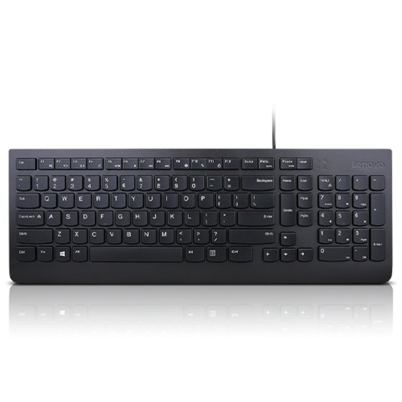 Lenovo Essential teclado USB QWERTY Español Negro Lenovo Essential teclado USB QWERTY Español Negro