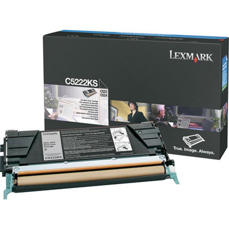 Lexmark Black Toner Cartridge for C52x cartucho de tóner Original Negro