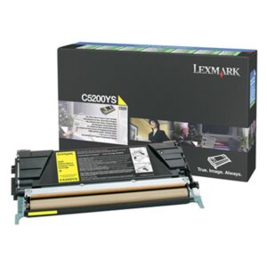 Lexmark C5200YS cartucho de tóner 1 pieza(s) Original Amarillo
