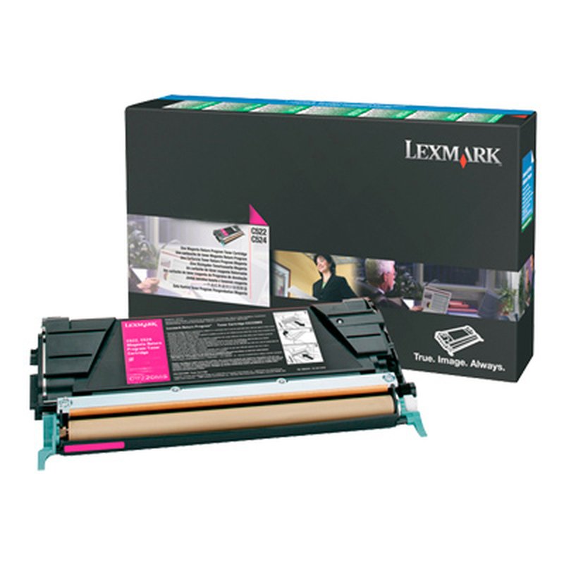 Lexmark C524H3MG cartucho de tóner 1 pieza(s) Original Magenta