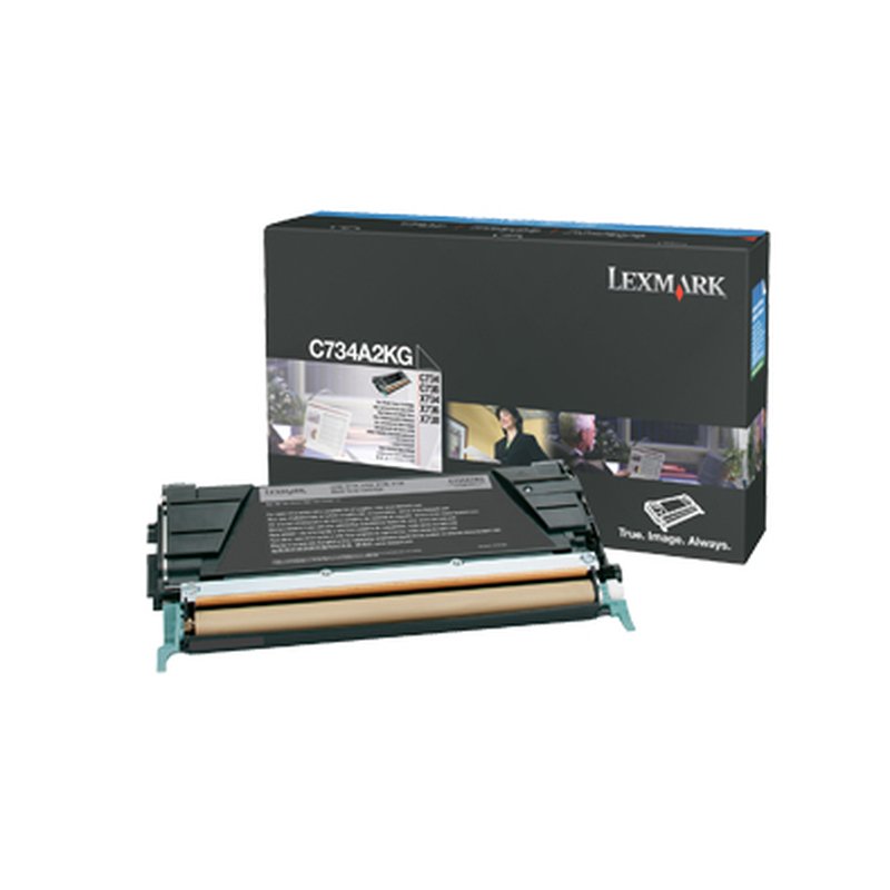 Lexmark C734A2KG cartucho de tóner 1 pieza(s) Original Negro