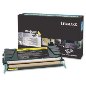 Lexmark C746A1YG cartucho de tóner 1 pieza(s) Original Amarillo