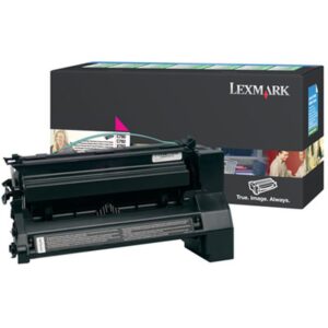 Lexmark C780, C782 Magenta High Yield Return Program Print Cartridge cartucho de tóner Original