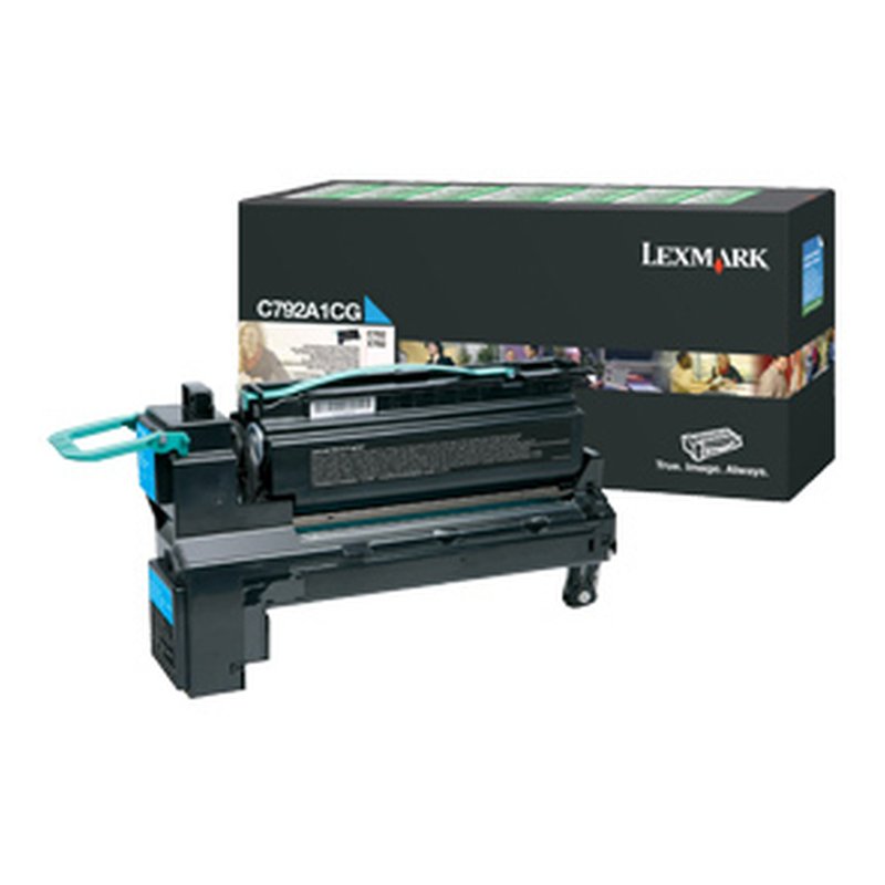 Lexmark C792A1CG cartucho de tóner 1 pieza(s) Original Cian