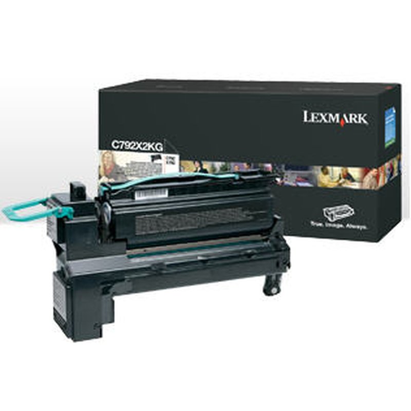 Lexmark C792X2KG cartucho de tóner 1 pieza(s) Original Negro