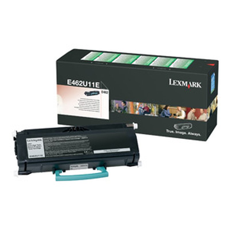 Lexmark E462U11E cartucho de tóner 1 pieza(s) Original Negro
