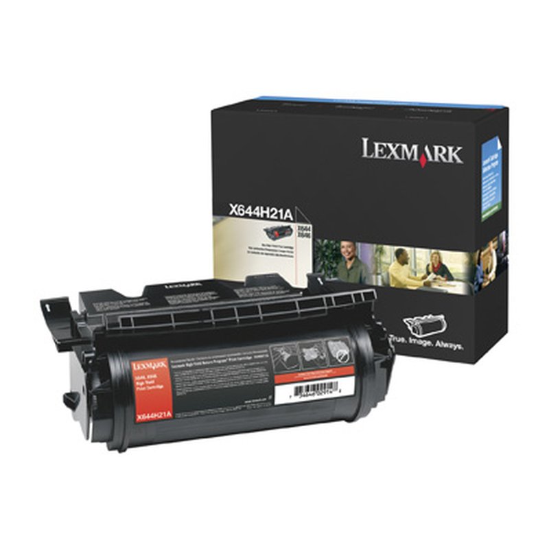Lexmark X644H21E cartucho de tóner 1 pieza(s) Original Negro