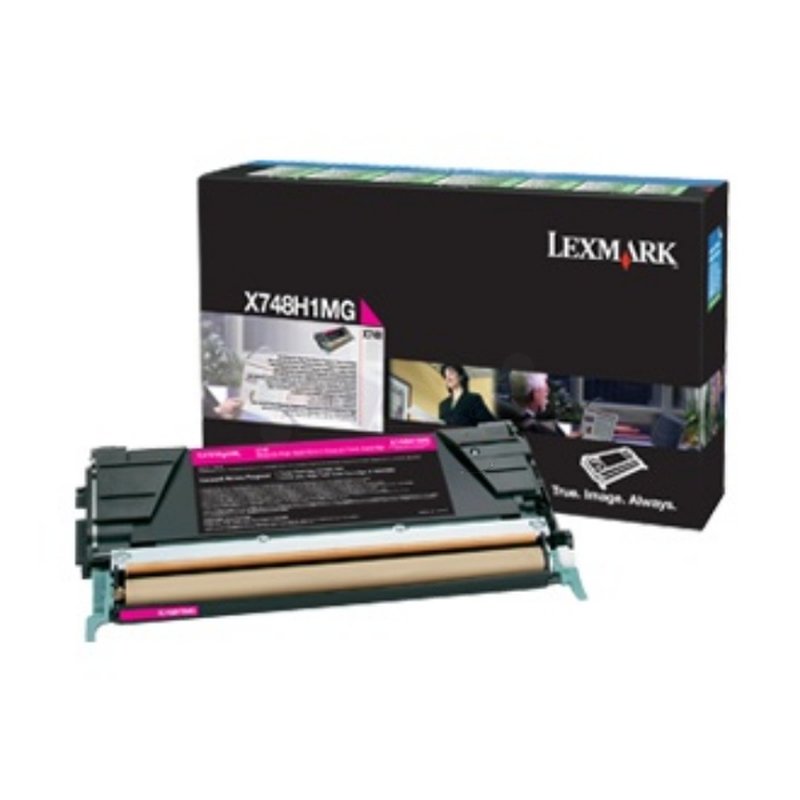 Lexmark X748H3MG cartucho de tóner 1 pieza(s) Original Magenta