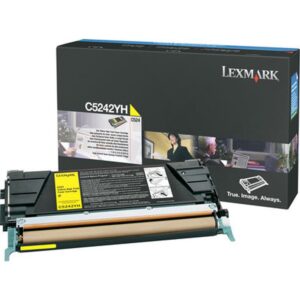 Lexmark Yellow High Yield Toner Cartridge for C524 cartucho de tóner Original Amarillo