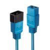 Lindy 30120 cable de transmisión Azul 1 m C19 acoplador C20 acoplador