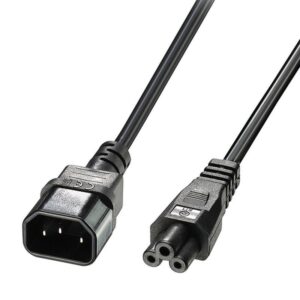 Lindy 30343 cable de transmisión Negro 5 m C14 acoplador C5 acoplador