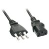 Lindy 30411 cable de transmisión Negro 0,7 m C13 acoplador