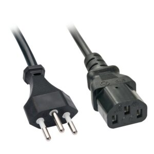Lindy 30418 cable de transmisión Negro 3 m C13 acoplador
